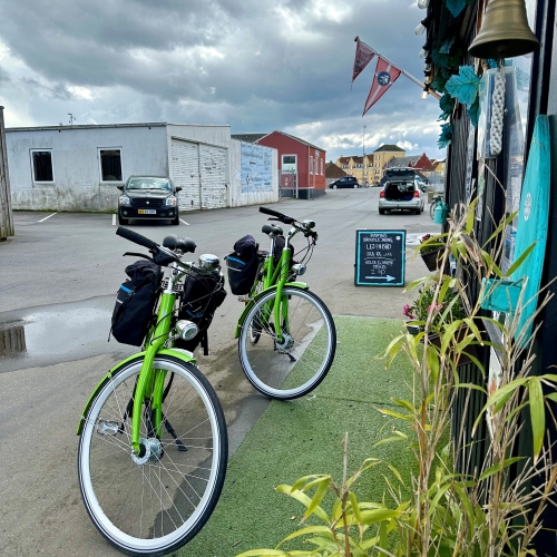 Klassisk cykel i Nyborg